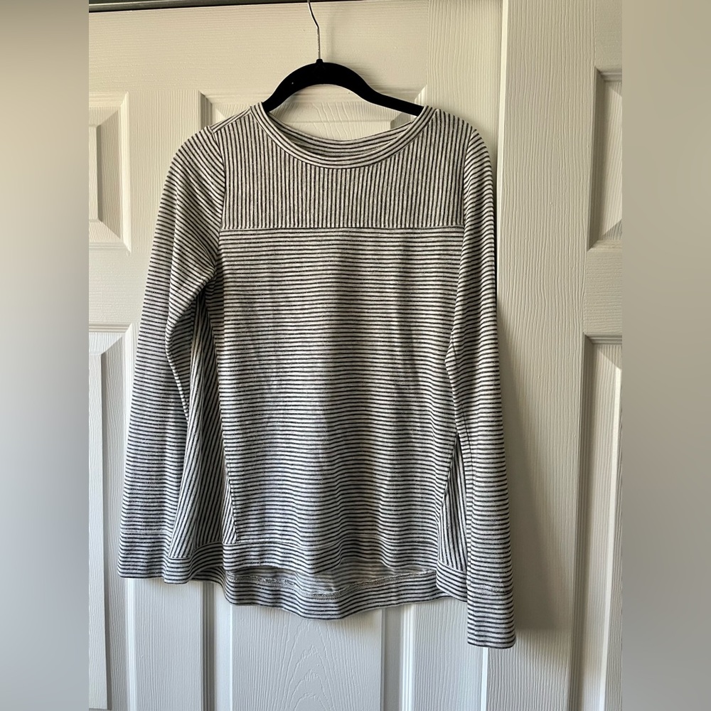 Loft Striped/Shimmery Shirt